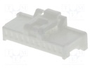 Plug; wire-board; female; Pico-Clasp; 1mm; PIN: 11; w/o contacts