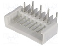 Socket; IDC; male; PIN: 8; angled 90°; THT; tinned; 2.54mm