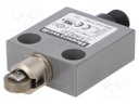 Limit switch; oblong metal roller Ø12,4mm; SPDT; 3A; max.250VAC