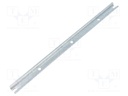 DIN rail; steel; W: 15mm; L: 240mm; ALN082506,ALN162609
