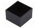 Enclosure: designed for potting; X: 28.7mm; Y: 28.7mm; Z: 19mm; ABS