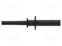 Test lead; 10A; banana plug 4mm,both sides; insulated; Len: 1m