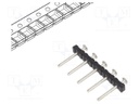 Connector: pin strips; pin header; PIN: 5; SMT; 10A; 300V; straight