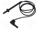Test lead; 16A; probe tip,angular banana plug 4mm; Urated: 1kV