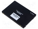 Solid State Drive; 256GB; SATA 2.5"; 3D TLC NAND; 0÷70°C