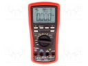 Digital multimeter; LCD (9999),with a backlit; 5x/s; -50÷1000°C