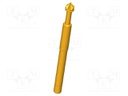 Test needle; Operational spring compression: 4mm; 8A; Ø: 3mm; 1N
