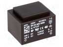 Transformer: encapsulated; 1.9VA; 230VAC; 6V; 6V; 158mA; 158mA; 81g