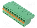 Connector: pluggable terminal block; HW; 10A; 300V; plug; female