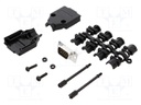 D-Sub; PIN: 9; plug; male; stamped and formed contacts; straight