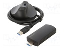 PC extension card: WiFi network; USB A socket,USB A plug; black