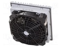 Fan: AC; fan tray; 230VAC; 910m3/h; 66dBA; IP54; 323x323x156mm
