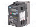 Inverter; Max motor power: 0.55kW; Usup: 200÷240VAC; 0÷599Hz; IN: 6