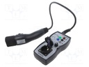 Meter: test adapter kit; 10A; black; 250/430V; IP54; 109x227x63mm