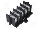 Terminal block; screw terminal; ways: 5; 35mm2; terminals: 10; 150A
