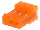 Plug; wire-board; female; MTA-156; 3.96mm; PIN: 3; IDC; for cable