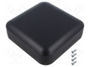 Enclosure: multipurpose; X: 160mm; Y: 160mm; Z: 45mm; 1556; ABS; black