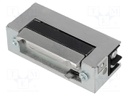 Electromagnetic lock; W: 21.5mm; H: 67mm; Mounting dp: 29mm; 4÷7VAC