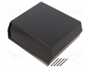 Enclosure: with panel; DIGITAL; X: 181mm; Y: 155mm; Z: 60mm; black