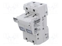 Fuse base; 14x51mm; for DIN rail mounting; 50A; 690VAC; Poles: 2