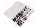 Set of screws; Head: without head; imbus; Pcs: 160