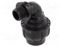 Splice terminal: clamping; Thread: G 3/4" external; 32mm; Plast