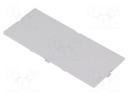 Front panel; with frame,with holder; grey