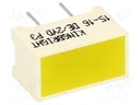 LED backlight; yellow; Lens: diffused,yellow; λd: 588nm; 9÷31mcd
