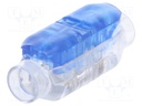 Quick splice; CoolSplice; IDC; 0.75mm2; blue; ways: 2; IP68