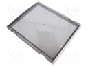Inspection windows; polycarbonate; 331x277x28mm; IP65