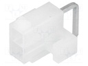 Socket; wire-board; male; MF42; 4.2mm; PIN: 2; THT; mounting holes