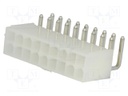 Socket; wire-board; male; MF42; 4.2mm; PIN: 18; THT; 7A; tinned