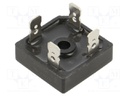 Bridge rectifier: single-phase; Urmax: 50V; If: 35A; Ifsm: 400A