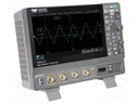 Oscilloscope: digital; Ch: 4; 200MHz; 2Gsps; 200Mpts/ch; 1.7ns