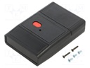 Enclosure: for remote controller; ABS; Number of buttons: 1