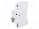 Circuit breaker; 230VAC; Inom: 20A; Poles: 1; DIN; Charact: C; 6kA
