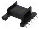 Coilformer: with pins; Application: EFD25/13/9; Mat: plastic
