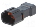 Connector: wire-wire/PCB; DF62W; plug; male; PIN: 6; 2.2mm