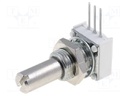 Potentiometer: shaft; single turn; 250Ω; 1W; ±10%; 6.35mm; THT