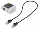 Analog input converter LAN/RS485; Number of ports: 2; 10÷24VDC