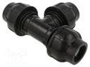 Splice terminal: clamping; 32mm; for PE pipes; Plast