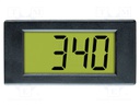 Ammeter; digital,mounting; on panel; Char: 11mm; Sampling: 3x/s