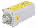 Timer; 15s÷12h; DPDT; 24VDC/8A,250VAC/8A; 230VAC; socket; PIN: 11