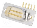 D-Sub; PIN: 9; socket; male; without cover,9,4mm standard; THT
