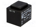 Transformer: encapsulated; 2.3VA; 230VAC; 18V; 128mA; Mounting: PCB