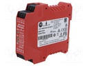 Module: safety relay; MSR; 24VAC; 24VDC; IN: 3; OUT: 3; -5÷55°C; IP40
