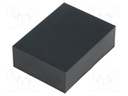 Enclosure: designed for potting; X: 31mm; Y: 41mm; Z: 13mm; ABS