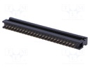 IDC transition; PIN: 50; IDC,THT; for ribbon cable; 1.27mm; 1A