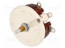 Potentiometer: shaft; single turn; 10Ω; 100W; 6.35mm; wirewound