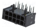 Socket; wire-board; male; MF30; 3mm; PIN: 10; THT; PCB snap; 5A; 10mΩ